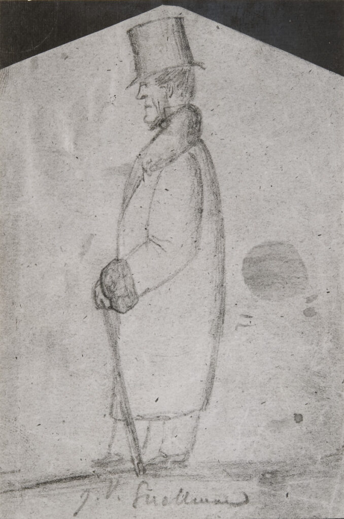 JV Snellman, Max Schaumanin piirros 1870, CC BY 4.0